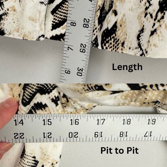 bebe Y2K Snake Skin Print Stretch Double Breasted Cotton Trench Coat Sz XS - Picture 12 of 13